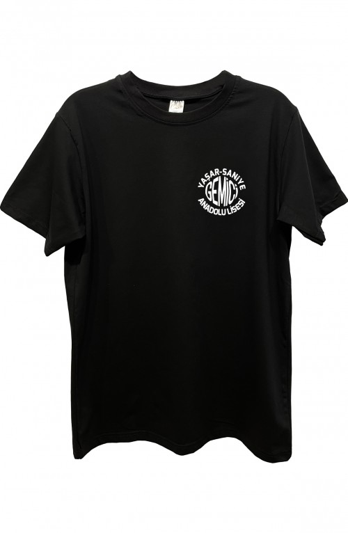 Yaşar Saniye Gemici Anadolu Lisesi Sıfır Yaka Kısa Kollu Tişört 4XL Beden