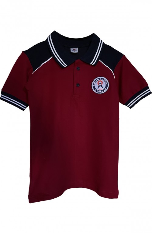 Osman Aydınlı İlkokulu Polo Yaka Kısa Kollu Tişört M