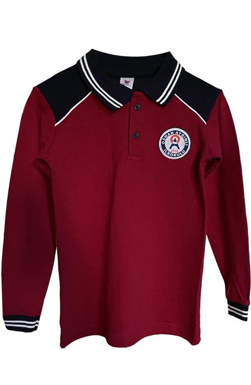 Osman Aydınlı İlkokulu Polo Yaka Uzun Kollu Tişört 13-14Yaş