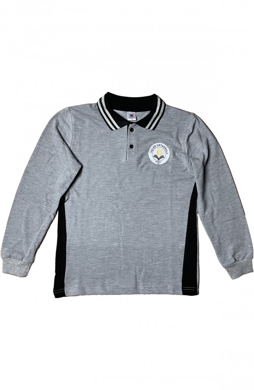 Üçler Ortaokulu Polo Yaka Uzun Kollu Tişört 9-10 Yaş